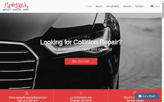 Spivey's Body Shop website