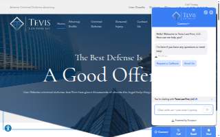 Tevis Law Firm, LLC. of East Point website