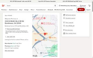Walgreens of North Druid Hills website