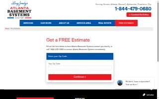 Atlanta Basement Systems website