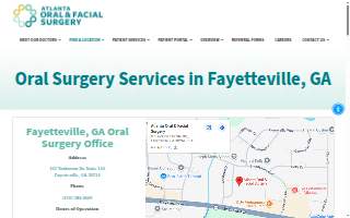 Atlanta Oral & Facial Surgery of Peachtree City website