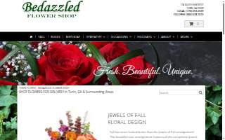 Bedazzled Flower Shop website