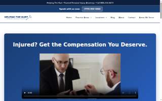 Helping the Hurt Personal Injury Lawyers website