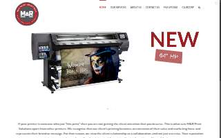 M & R Print Solutions website