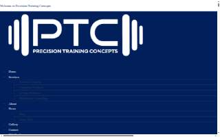PTC Combat Fitness website