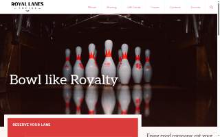 Royal Lanes Social website