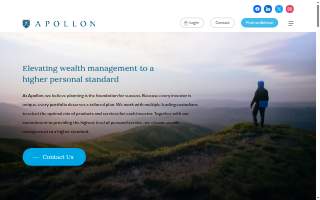 Apollon Wealth Management of Peachtree Corners website