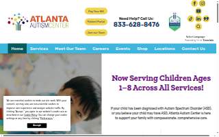 Atlanta Autism Center website