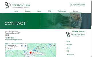 Conlon Law Group website