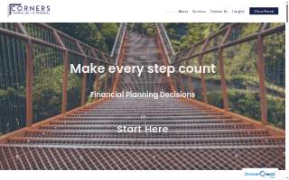 Corners Financial Planning, LLC website