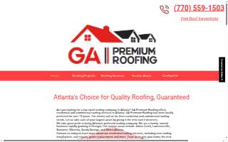 GA Premium Roofing Inc website
