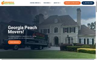 Georgia Peach Movers website
