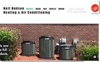 Holt Hudson Heating & Air Conditioning website