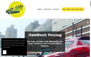 JamRock Towing & Recovery of Peachtree Corners website
