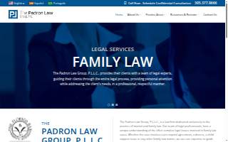 Padron Law website