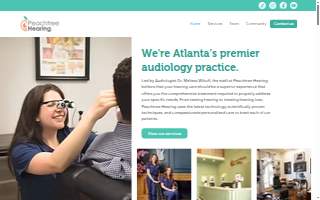 Peachtree Hearing website