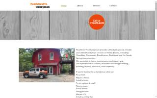 Peachtree Pro Handyman website