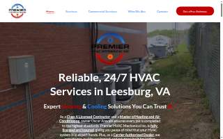 Premier HVAC Mechanical Corporation website