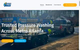 Rapid Pro Pressure Washing website