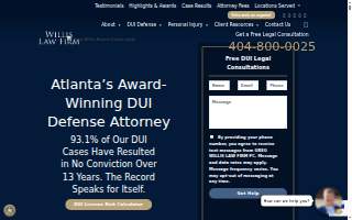 Willis Law Firm website