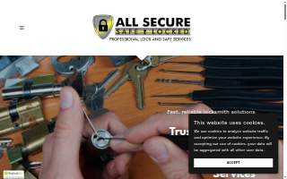 All Secure Safe & Locked website