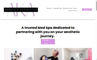 Angela K. Aesthetics website
