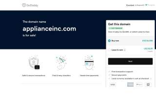 Appliance INC website