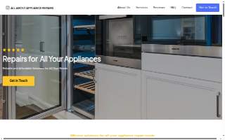 All About Appliance Repairs website