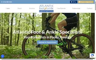 Atlantic Foot & Ankle Specialists website