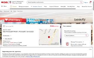 CVS Pharmacy website