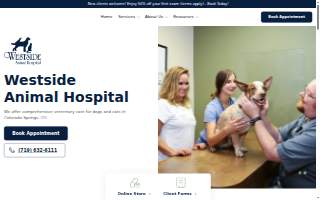 Westside Animal Hospital of Gates website