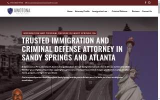 Awotona Law Firm website