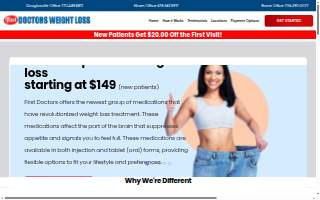 First Doctors Weight Loss website