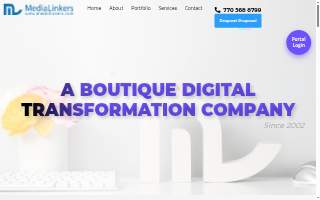 MediaLinkers website