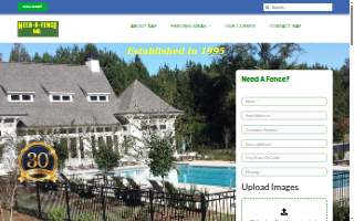Need-a-Fence, INC. website
