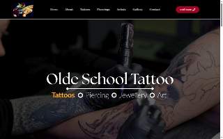 Olde School Tattoo website