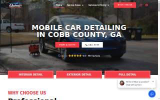 Quincy’s Mobile Detailing website