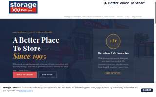 Storage Xxtra website
