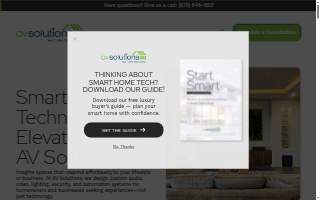 AV Solutions Atlanta website