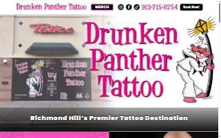Drunken Panther Tattoo website