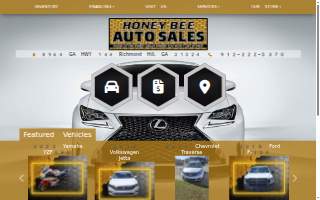 Honey Bee Auto Sales website