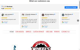 Wheels Autoworks website