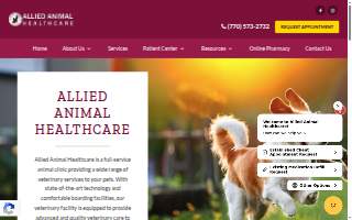 Allied Animal HealthCare website