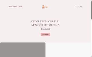 Becky's Sweets website