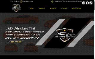 L&D Window Tinting Llc website