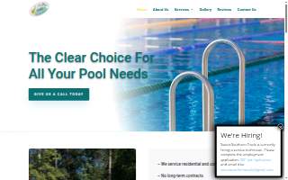Sweet Southern Pools website