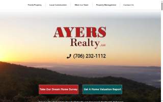 Ayers Realty, LLC website