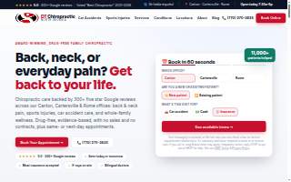 DT Chiropractic website