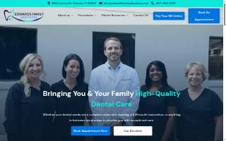 Edwards Family Dentistry website