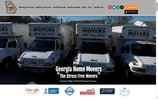 Georgia Home Movers of Rome website